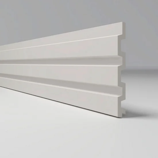 Реечная панель из ПВХ Comfort 3D-Prof M 001 Белый - 2,95м